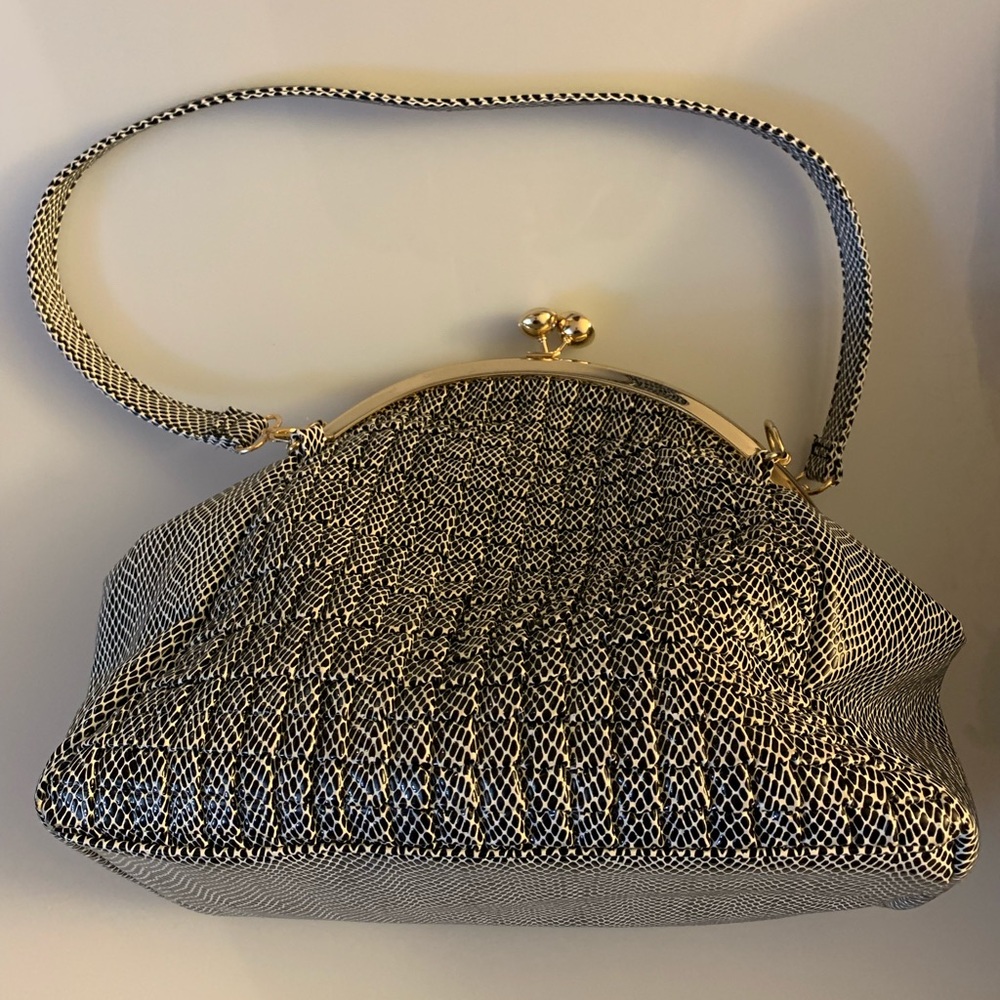 FRENCH Retro Les Boerlb Black & White Frame Bag